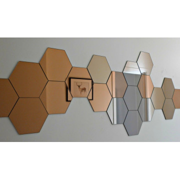 Miroir mosadas hexagone (10pcs)