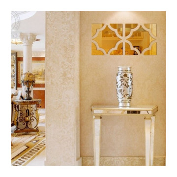 4 MIROIRS DE DÉCORATION EN DORÉ