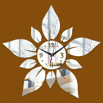 Montre décoration - fleur  Argenté M4