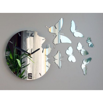 Montre décoration- papillon   Argenté M4