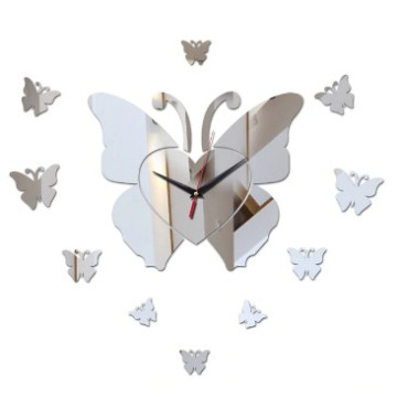 Montre décoration- papillon   Argenté M5