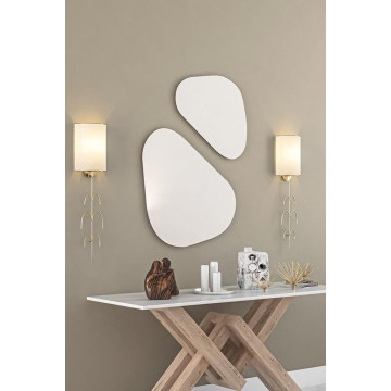 Miroir décoration argenté Nv design