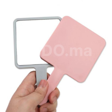 Miroir de main pour maquillage carré