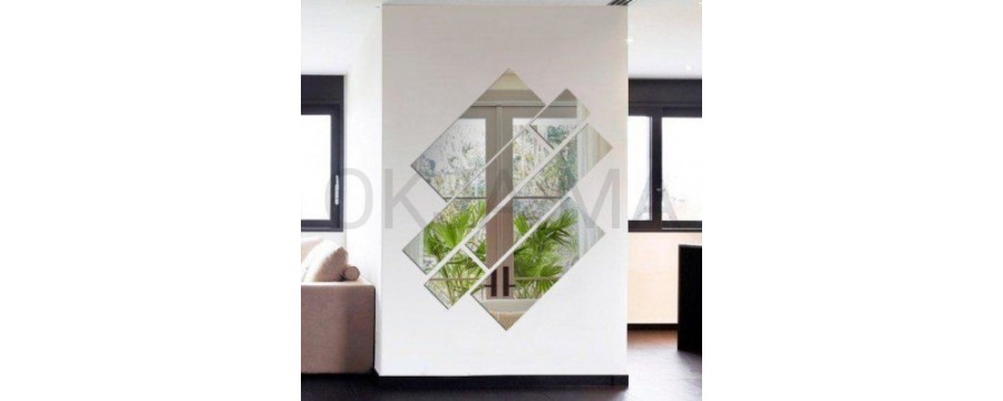 Miroir rectangulaire mural